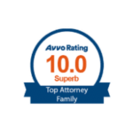 Family Law, Divorce Lawyers, Phoenix divorce Attorney, Avvo Rating Logo